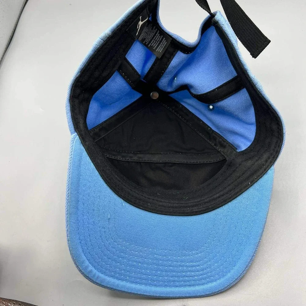Air Jordan 5 Panel‎ Hat Men Blue Embroidered Logo Jumpman Strap Back Cap